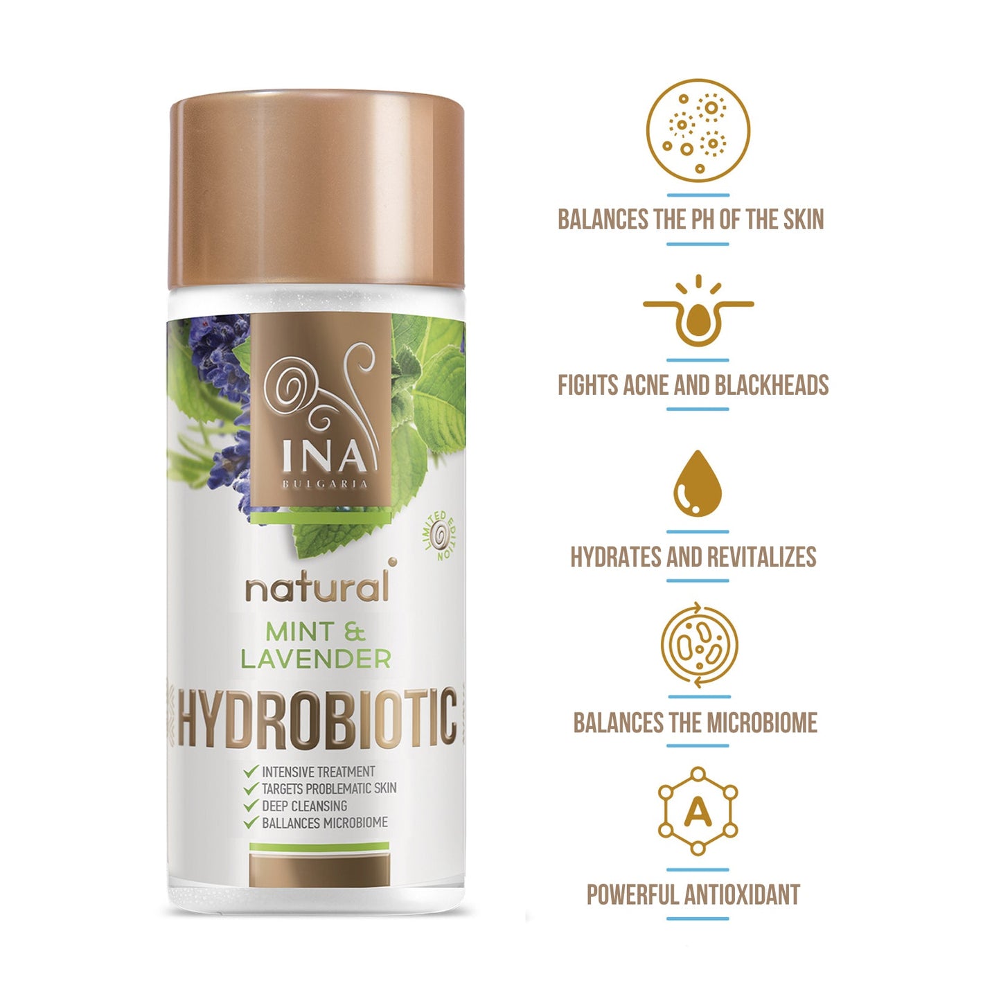Hydrobiotic - Lavender & Mint - intensive care for Acne
