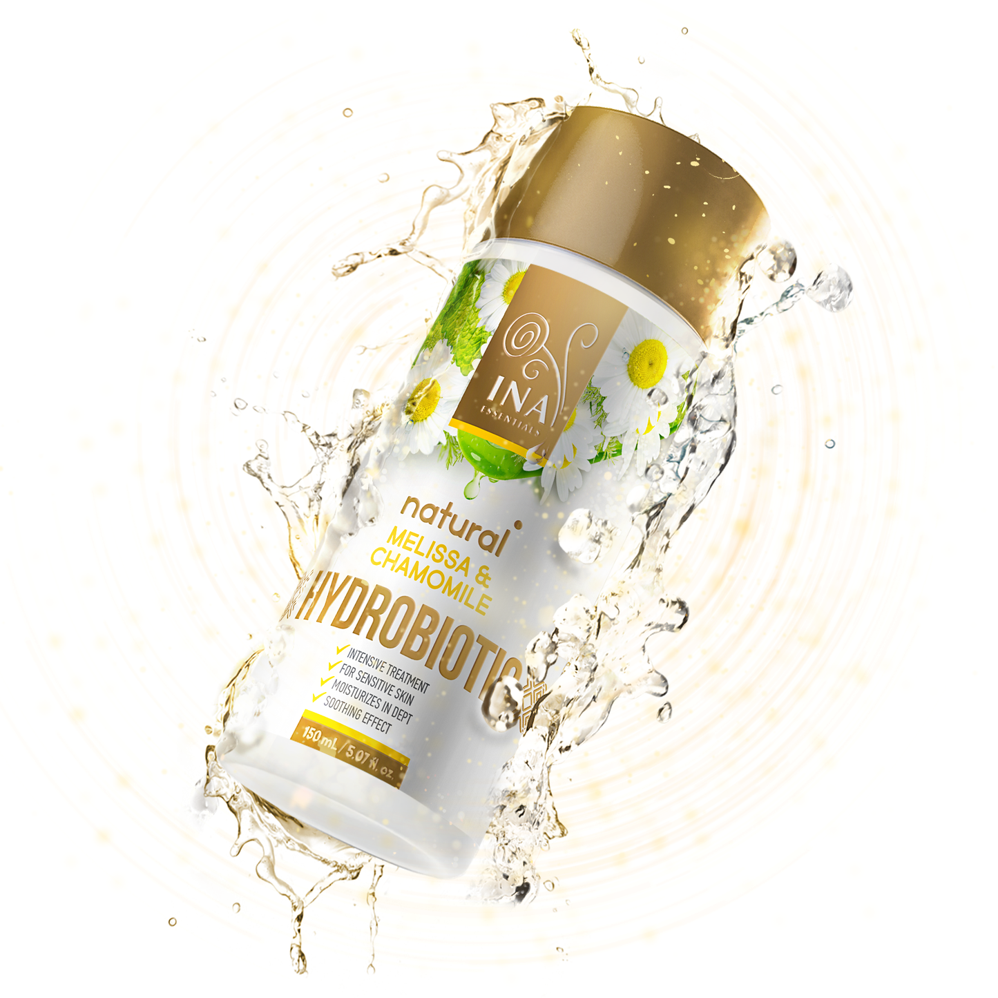 Hydrobiotic - Chamomile, Lemon Balm & Aloe Vera - intensive soothing care for Sensitive skin