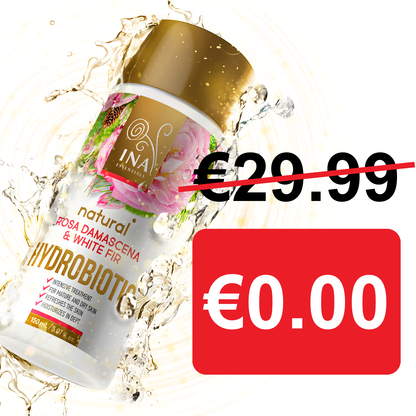 + Gift Hydrobiotic - Rose, White Fir & Lemon peel - intensive Anti-Age care