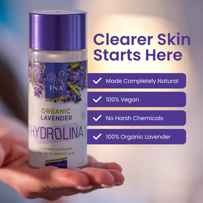 3x Organic Lavender water - Hydrolina for Acne