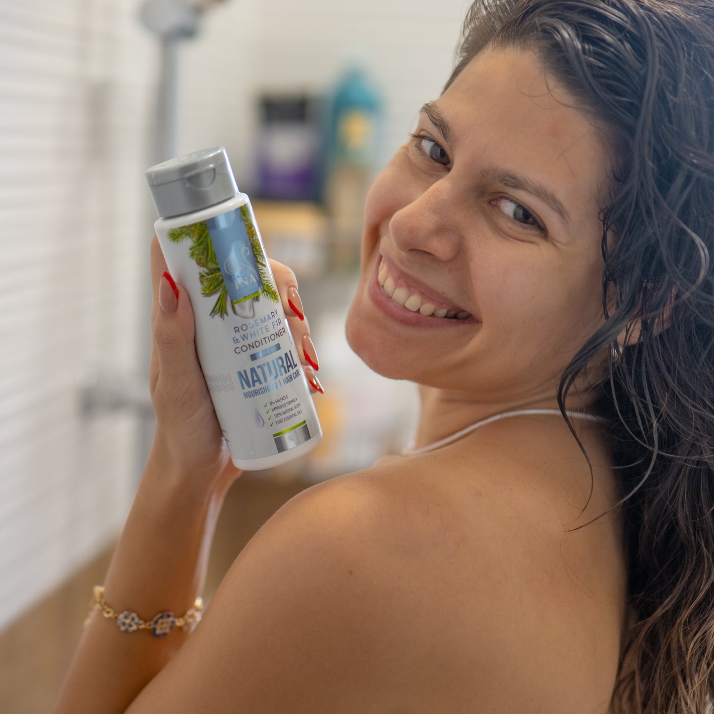 + Gift Natural Hair Conditioner with Rosemary oil and White Fir - 1pc.