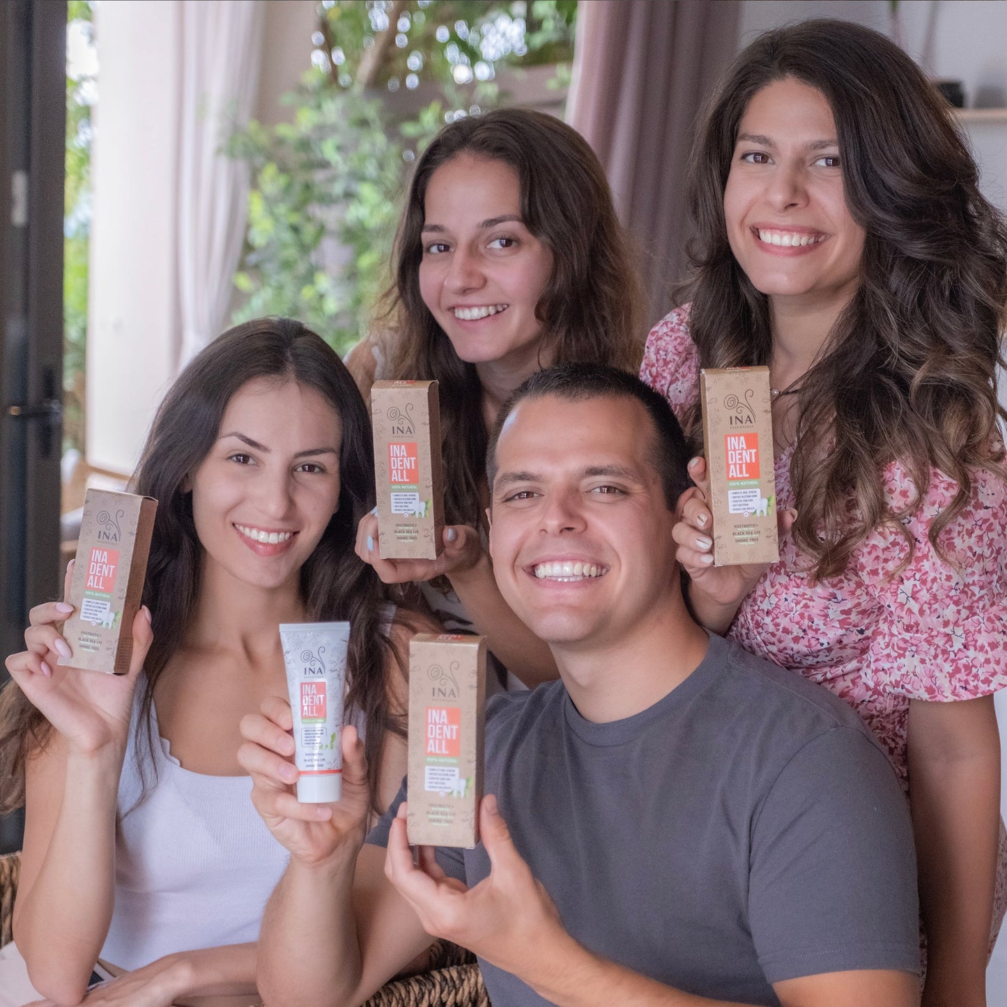 + Gift Natural Fluoride-Free Toothpaste Ina Dent-All