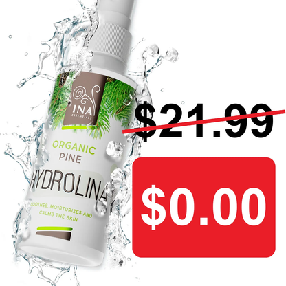 + Gift Organic White Pine Water - Hydrolina - Spray for skin Fungus and smelly feet