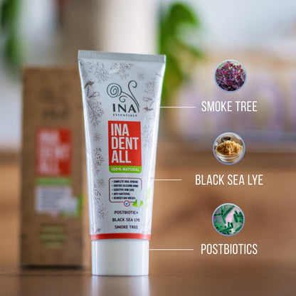 Buy 3 Ina Dent-All Toothpastes, Get 1 Smoke Tree Mouthwash for Free