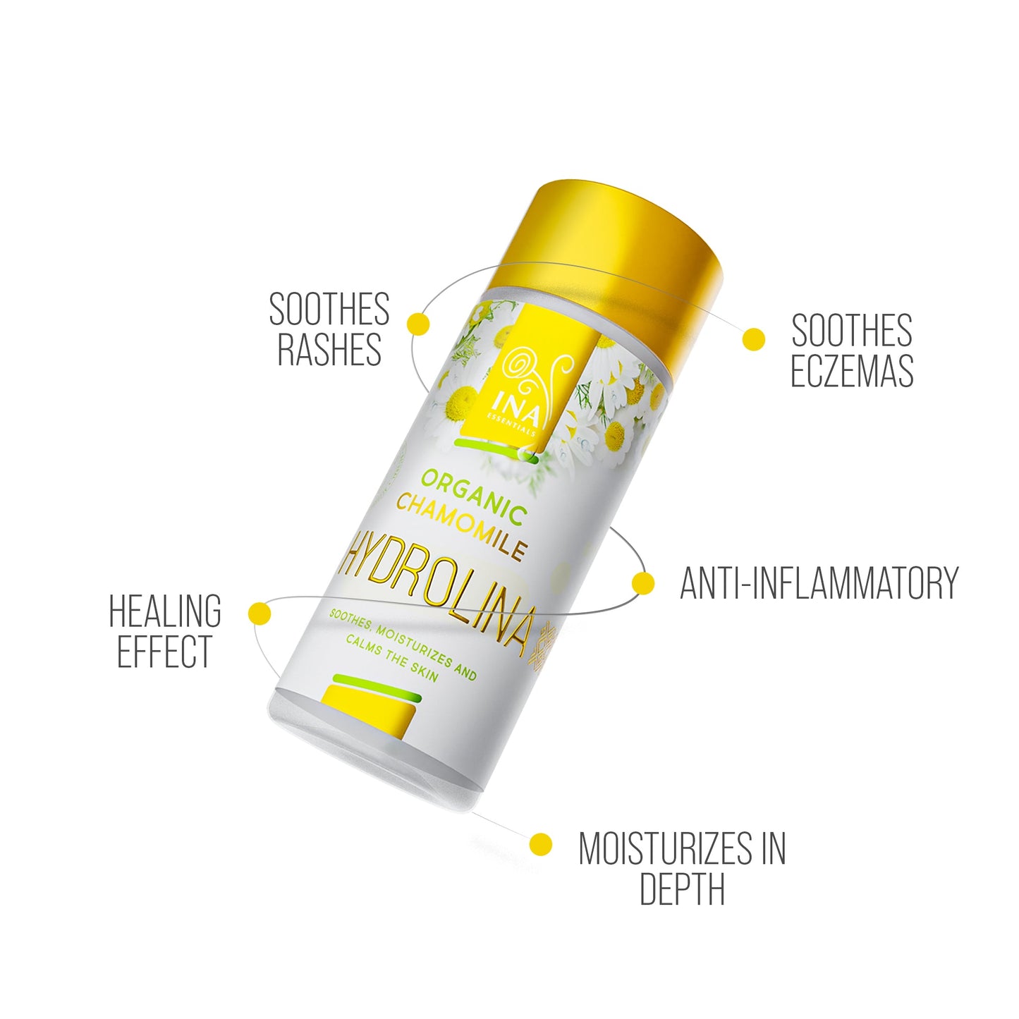 Eczema pack - 3x Organic Chamomile water - Hydrolina