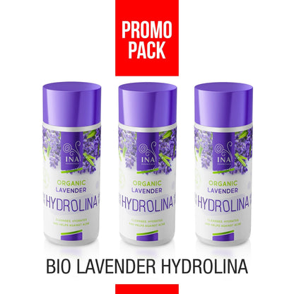 3x Organic Lavender water - Hydrolina for Acne