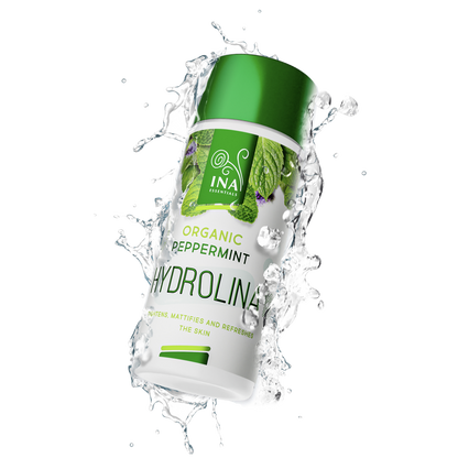 Organic Peppermint Water - Hydrolina for tight skin and Matte effect