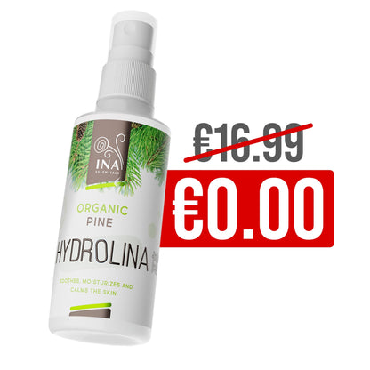 + Gift Organic White Pine Water - Hydrolina - Spray for skin Fungus and smelly feet